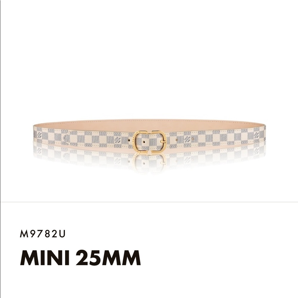 Louis Vuitton Mini 25MM belt !
